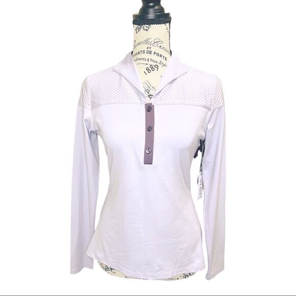 Lija Style Keen Athletic Polo in Purple - Picture 1 of 8